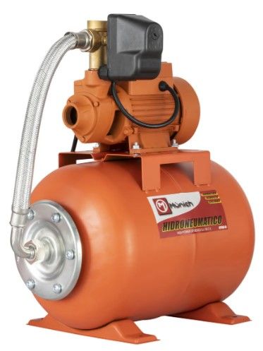 Bomba hidroneumática 1/2 HP 24 Lt AutoQB60 MUNICH 2