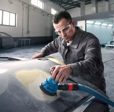 Lijadora Excéntrica De Palma 280W 7,500 - 12,000 rpm GEX 125 Bosch 5