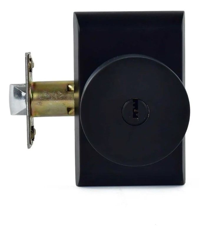 CERRADURA DE PERILLA P/RECAMARA SANTA FE NEGRO 89560 YALE 3