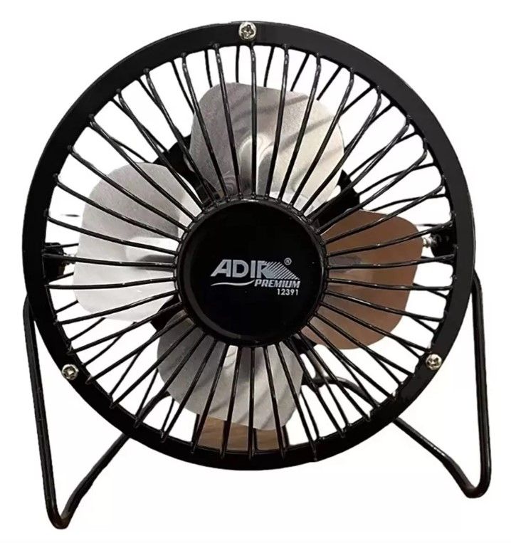 Ventilador de Escritorio 4” Mini Ventilador USB 4" 12391 ADIR