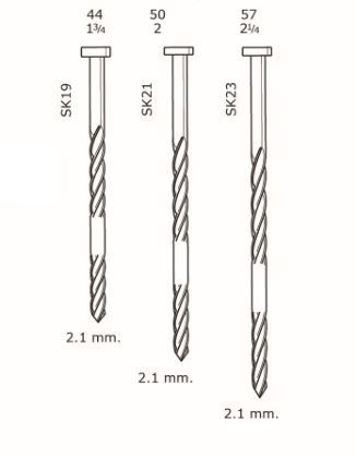 Clavo Rolado 2” 9000 PZ SK21APBF Senco 3