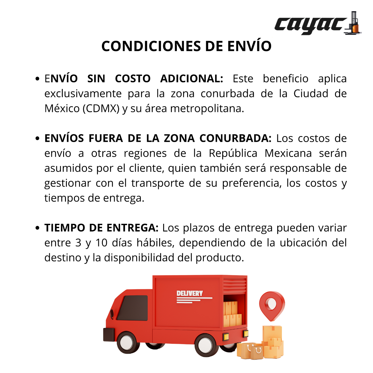 Montacargas Apilador Eléctrico Cayac 1.6 Ton Altura 3m MO001 10