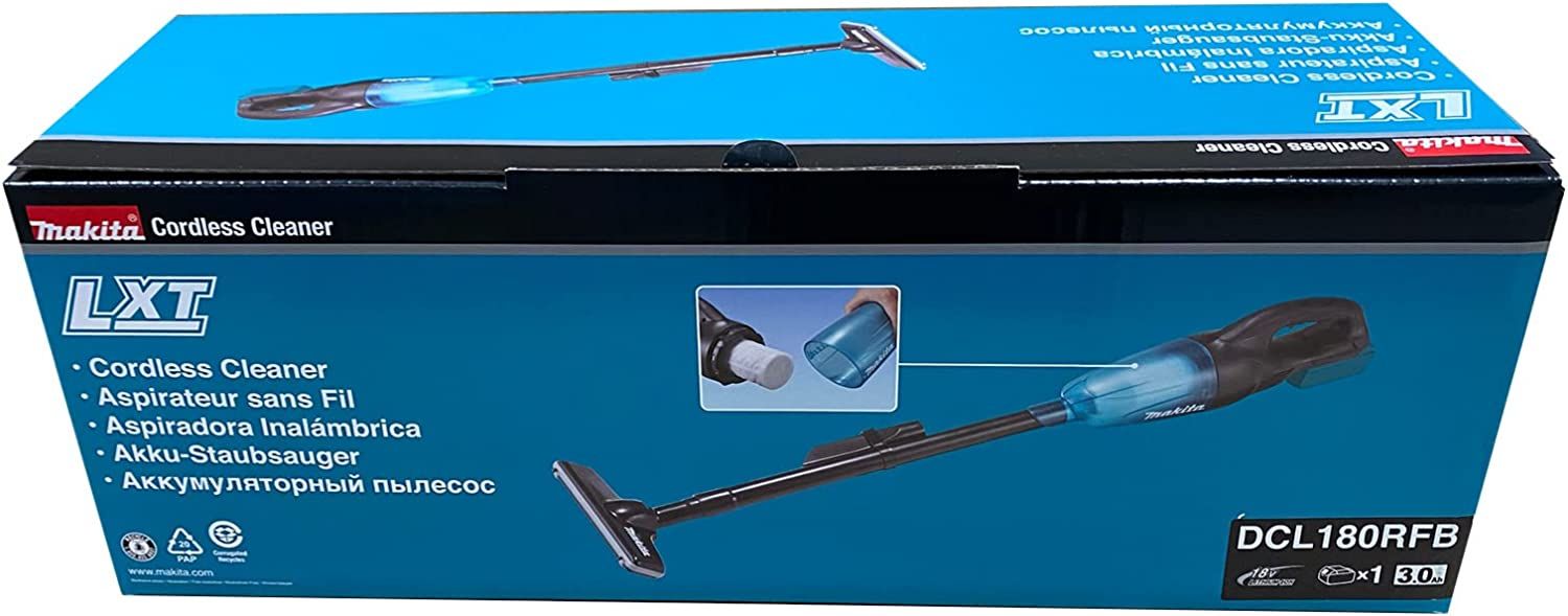 Aspiradora inalámbrica 18V DCL180RFB Makita 9
