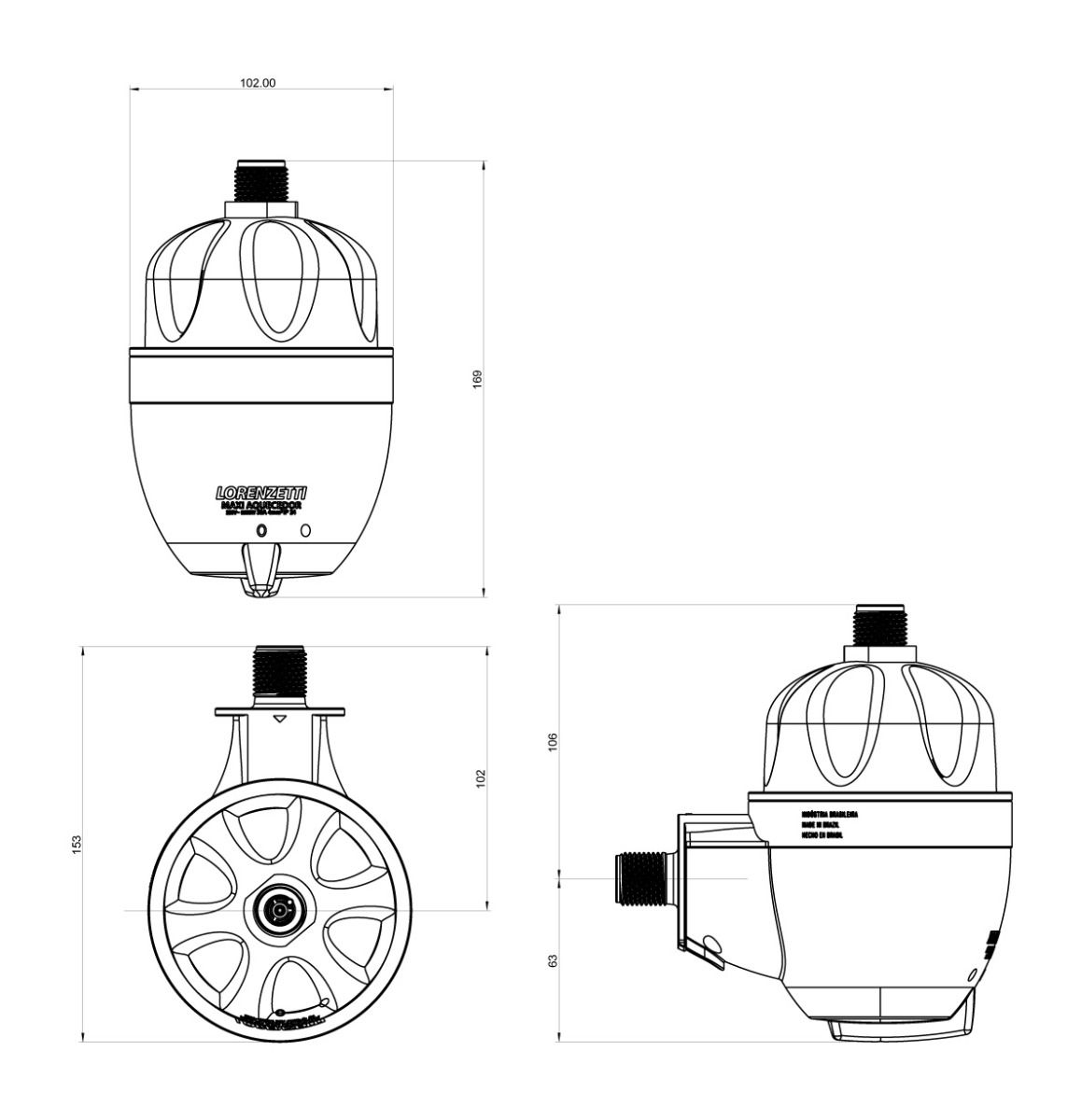 Maxi Calentador Ultra 127V Lorenzetti 3