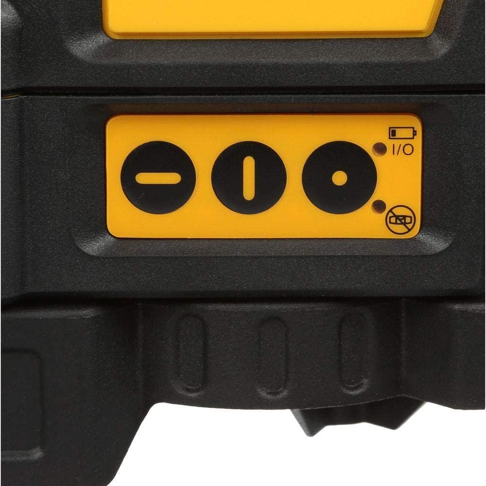 Láser auto-nivelante en cruz con 2 puntos Luz Roja DW0822 DeWalt 5