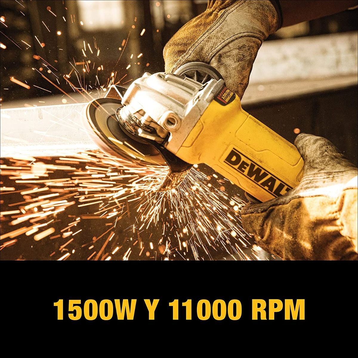 Miniesmeriladora 4-1/2 Pulg 1500W DWE4314-B3 DeWalt 3