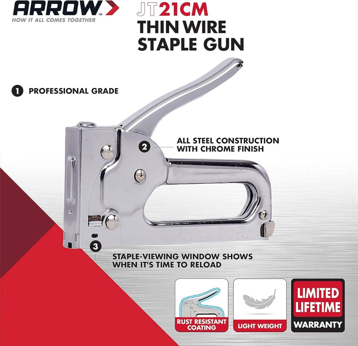 Engrapadora JT21CM Arrow 9