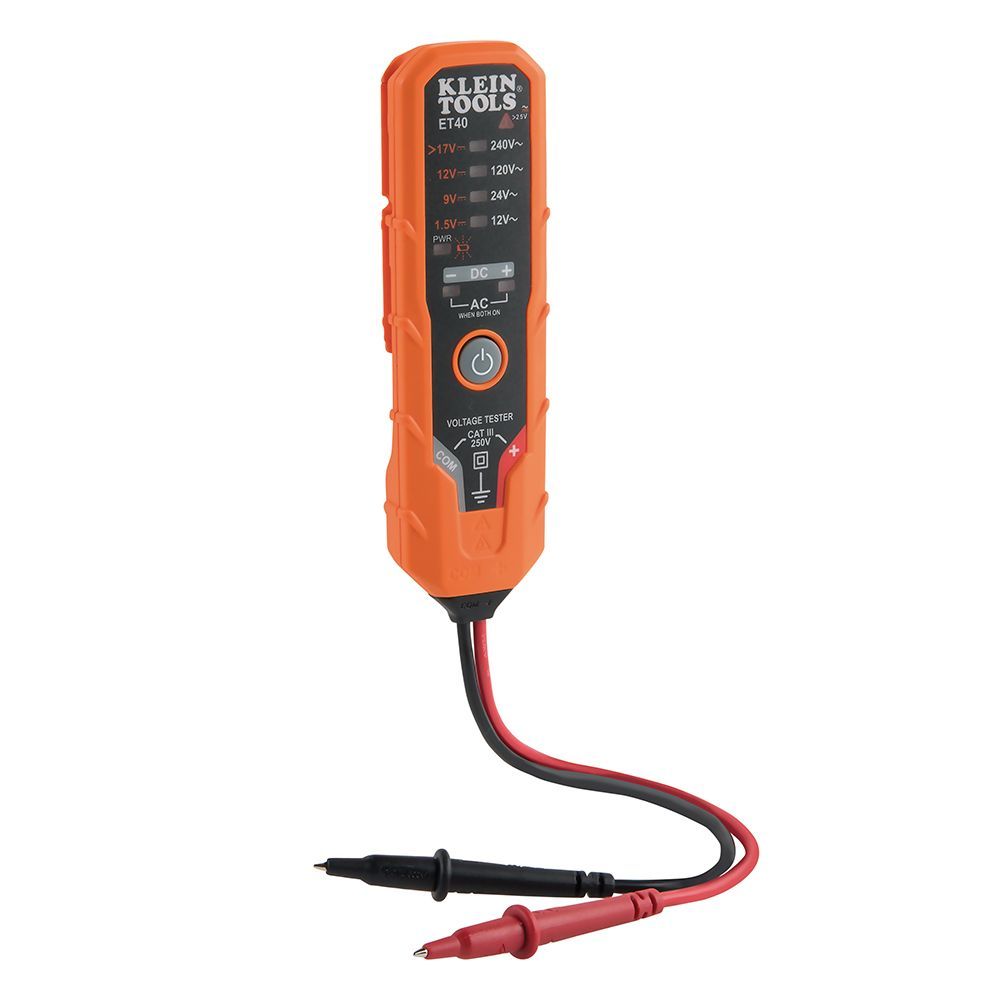 Multímetro de gancho y kit de prueba eléctrica CL120VP Klein Tools 9