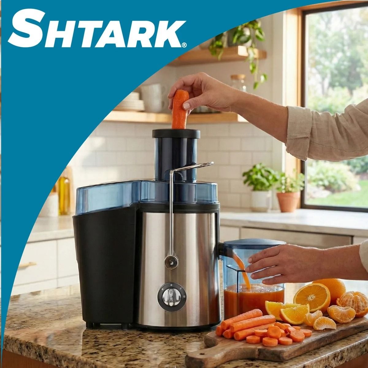 Extractor de Jugos 1000W SHTEJ500 Shtark 8