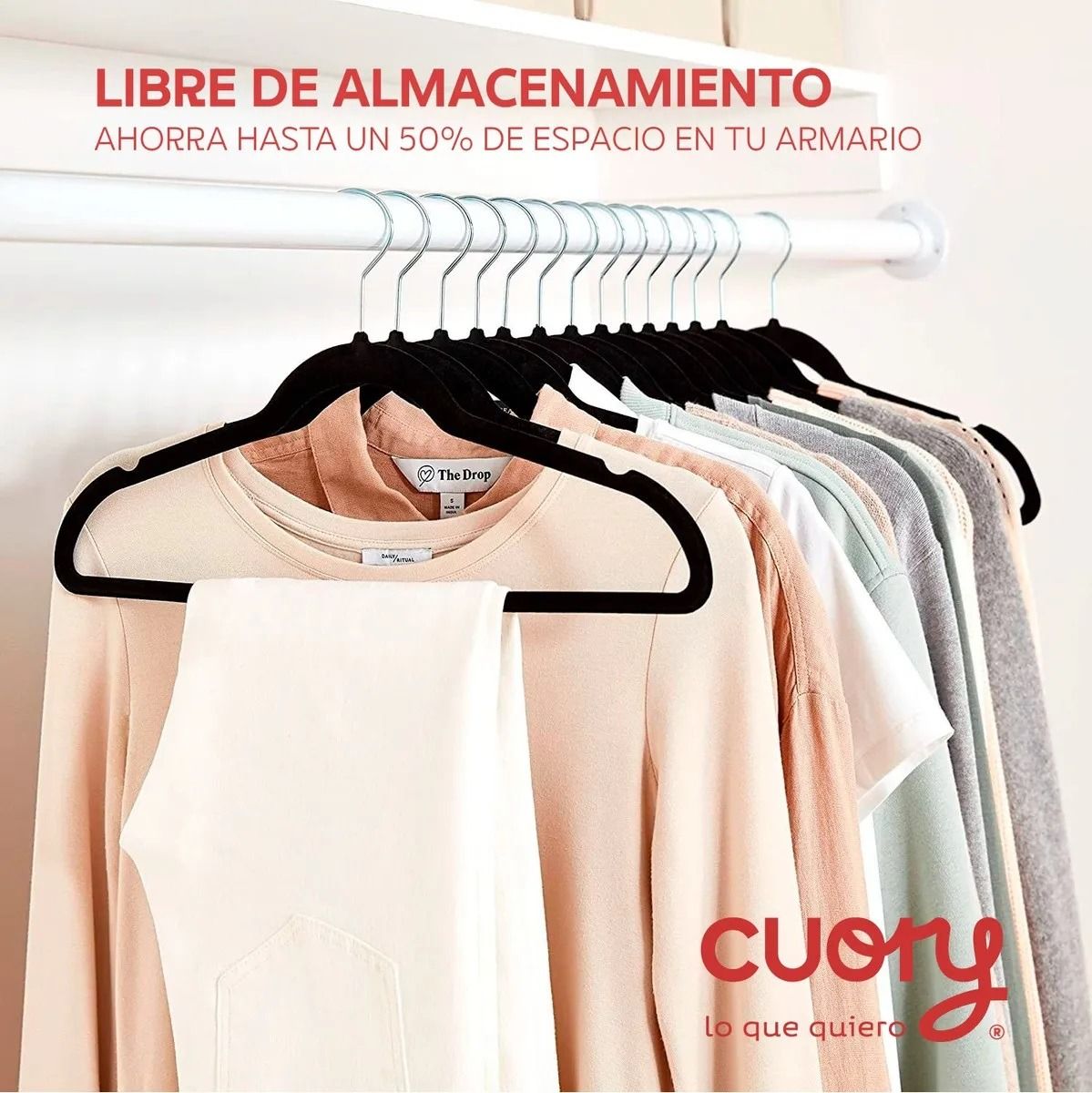 Ganchos Terciopelo 50 Pzs CUOH-GA3 Cuory 6