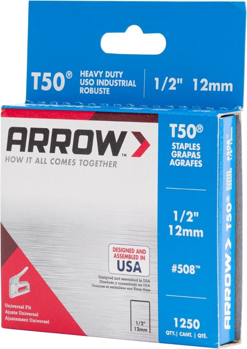 Grapas T50 1/2” #508 1250 Pzs Arrow 3