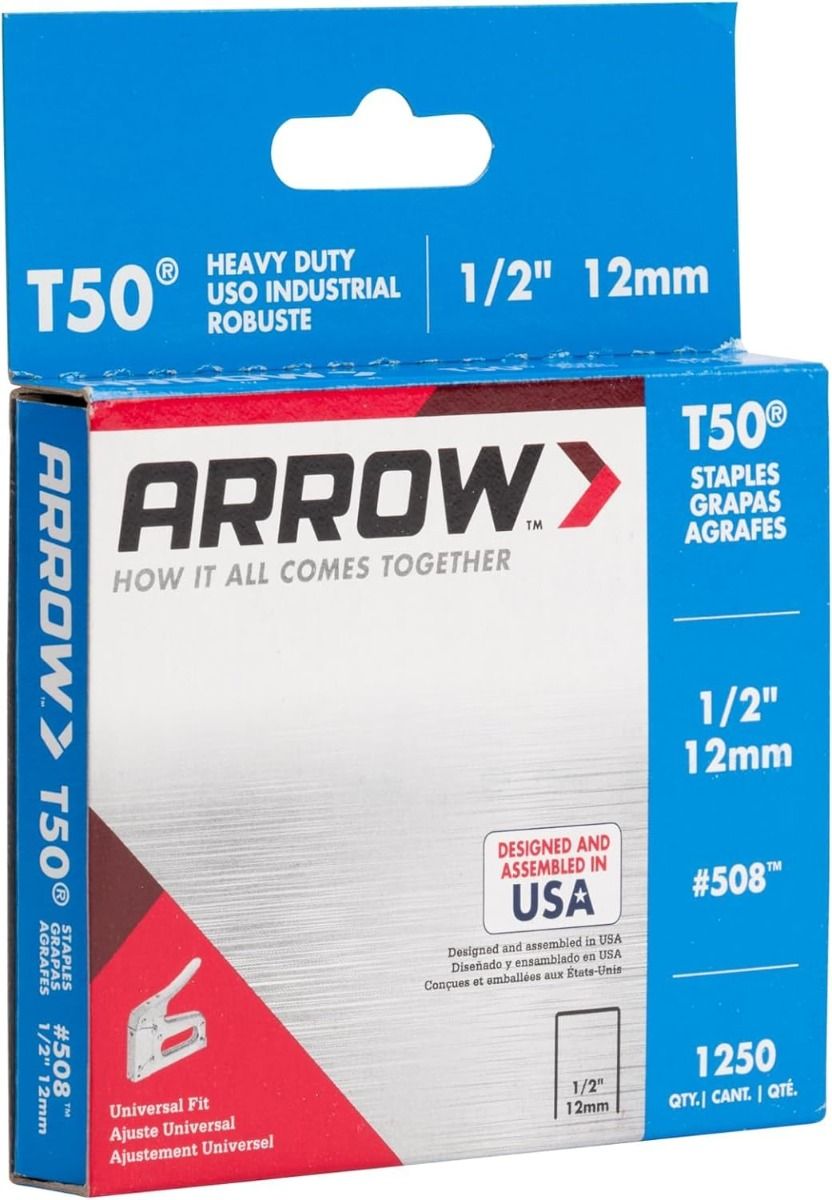 Grapas T50 1/2” #508 1250 Pzs Arrow 4