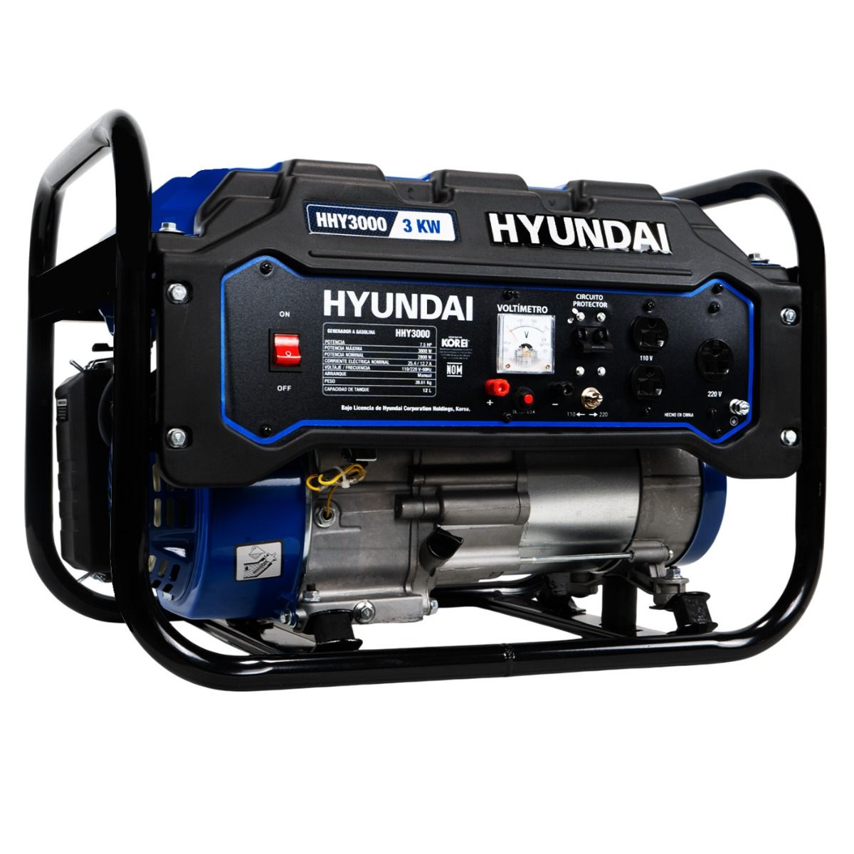 Generador a Gasolina HHY3000 Hyundai 3