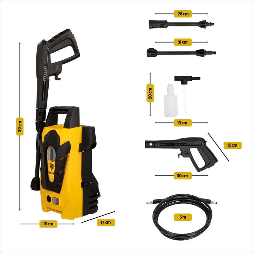 Hidrolavadora Eléctrica 1450 PSI Northman 5