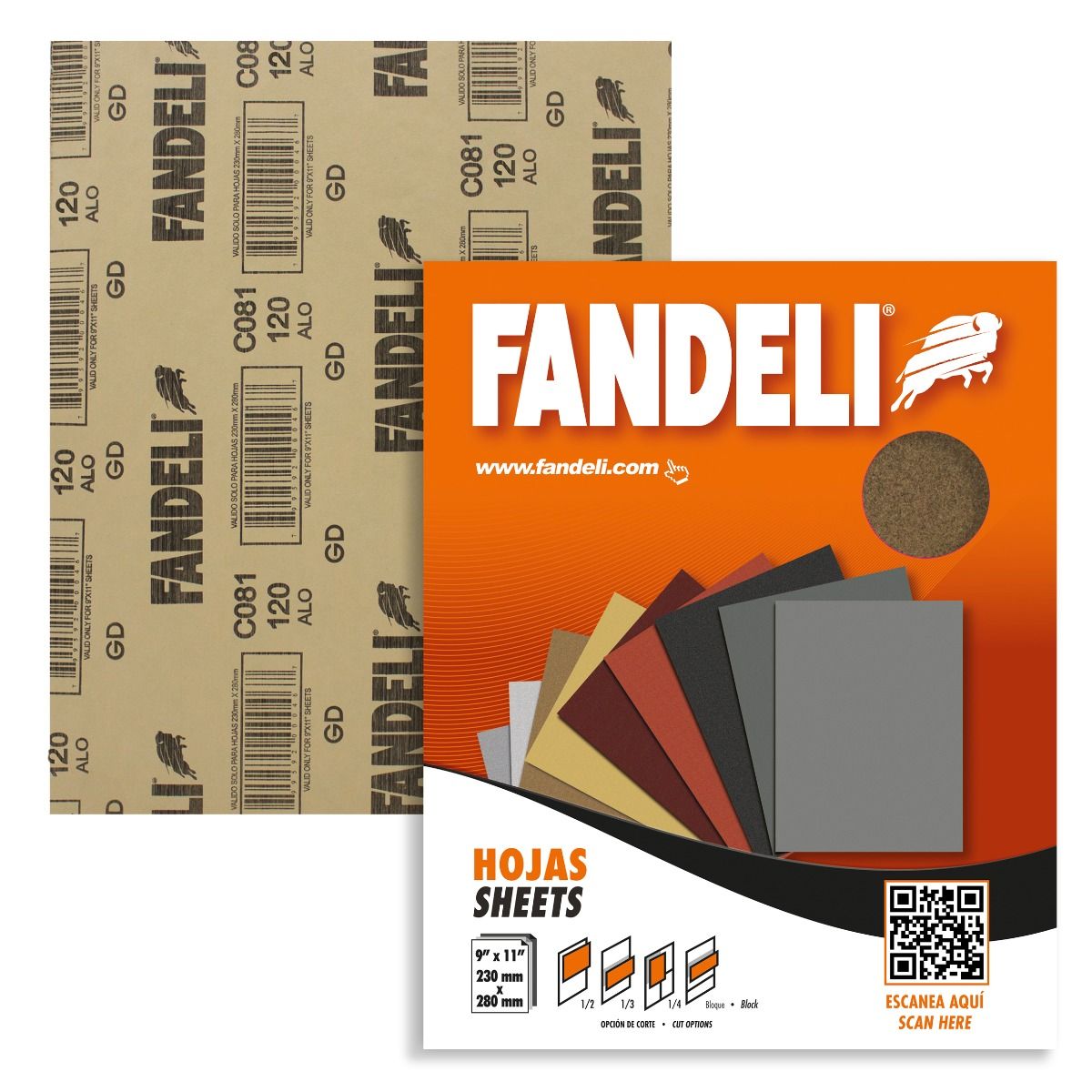 Lija Para Madera Grano 120 C081 Fandeli 2