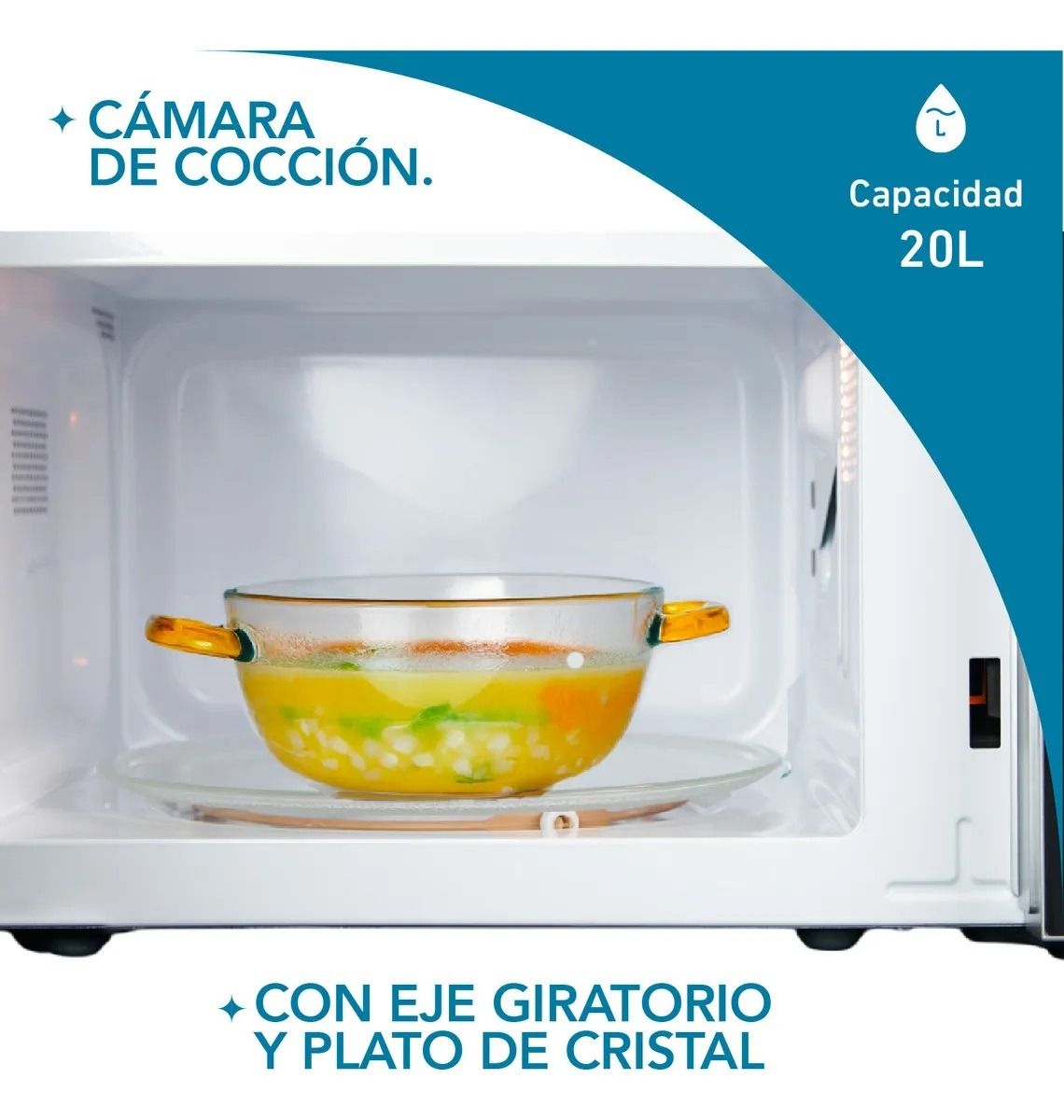 Horno De Microondas 7 Pies 700W SHT20L01 Shtark 5