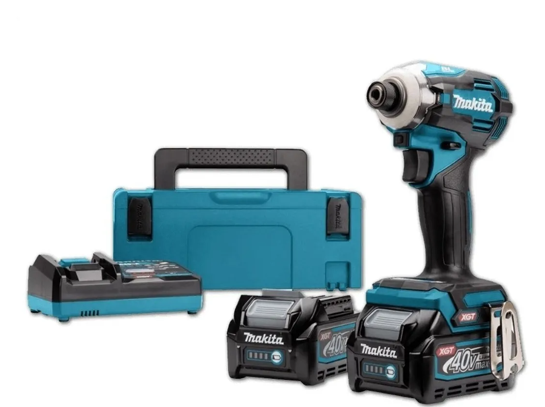 Atornillador Impacto Inalámbrico 40v Xgt TD001GM201 Makita 2