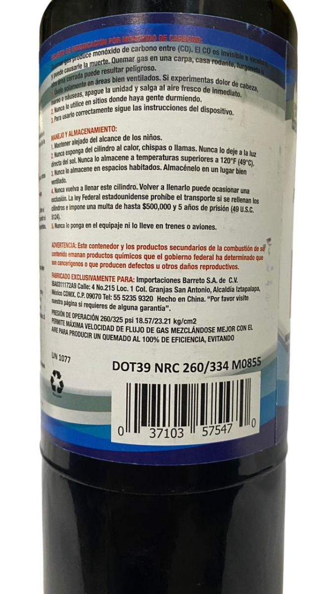 Tanque BR-00 Clean Burn 3