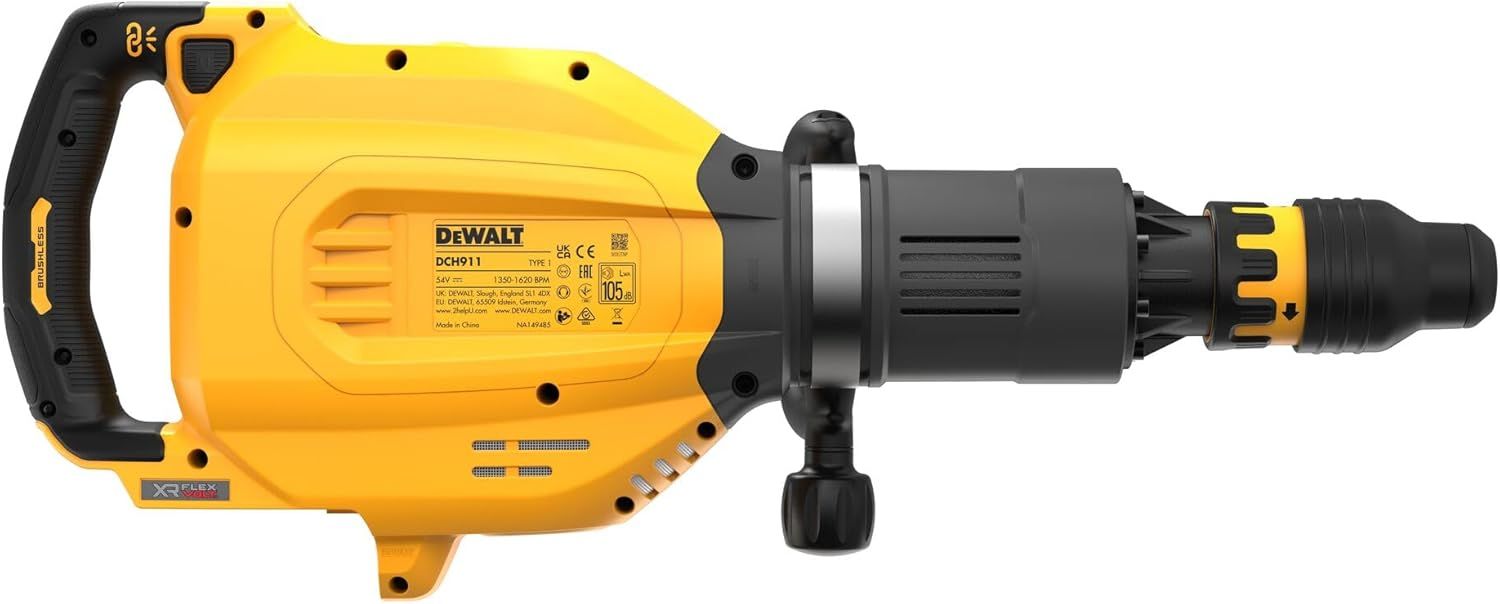 Martillo Demoledor SDS Max 60V MAX* 11KG - 27J DCH911B-B3 DeWalt 6