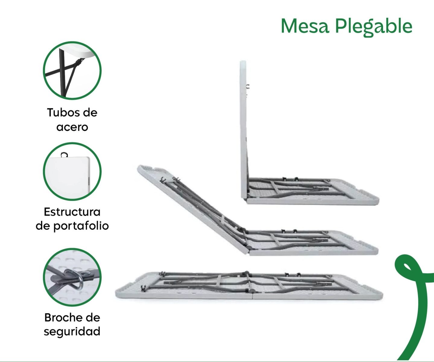 Mesa Plegable Portátil 180 *70*74 Swiss Navy 4
