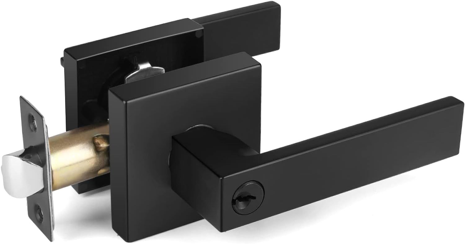 Cerradura Recamara CMD Milan R Negra Inoxx Italy