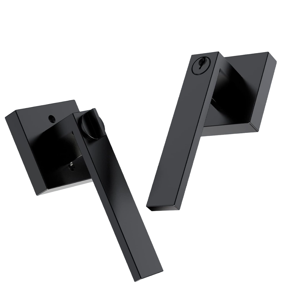 Cerradura Recamara CMD Milan R Negra Inoxx Italy 2