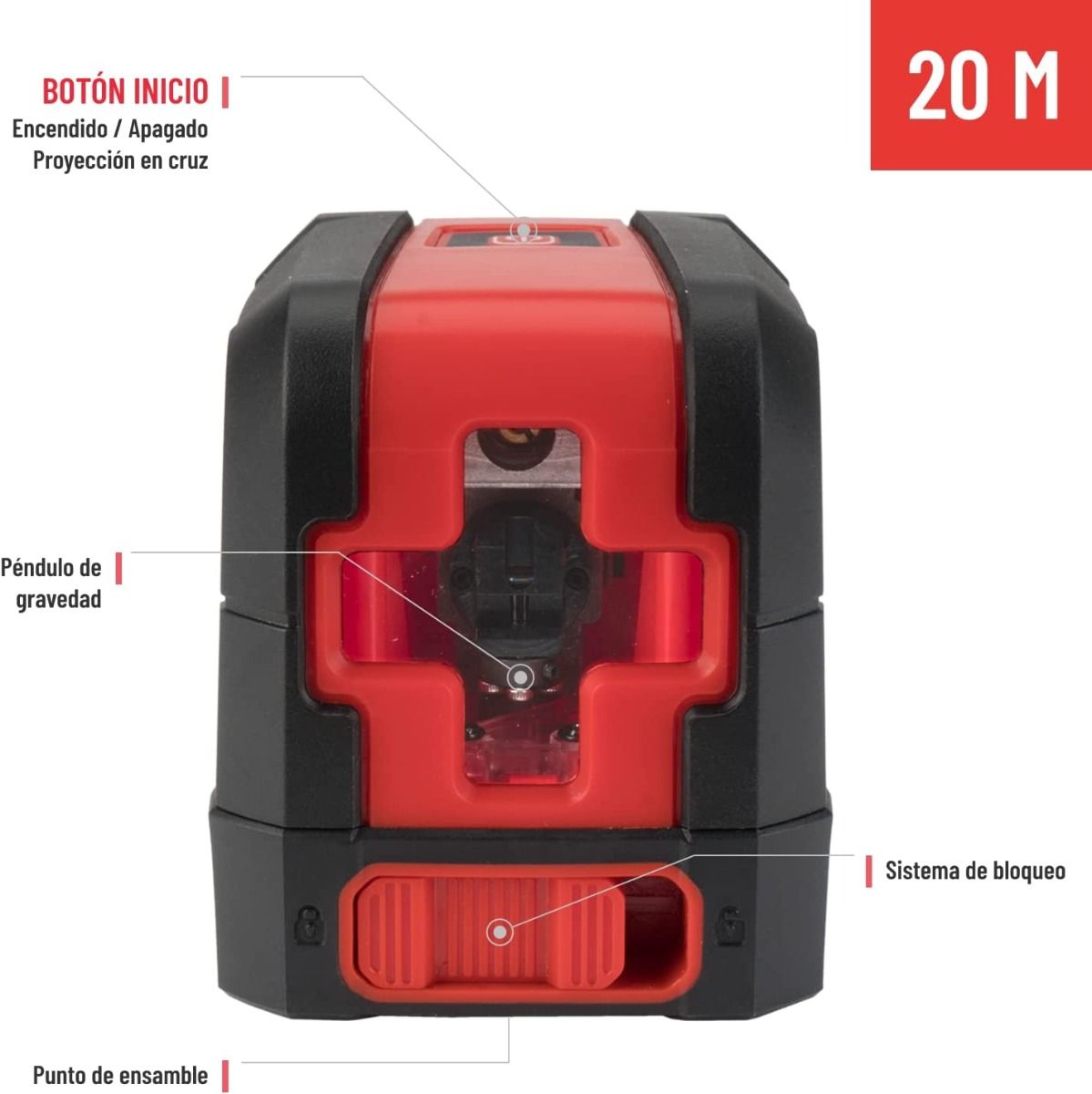 Nivel Láser 20M Rojo LASER20M Bellota 2