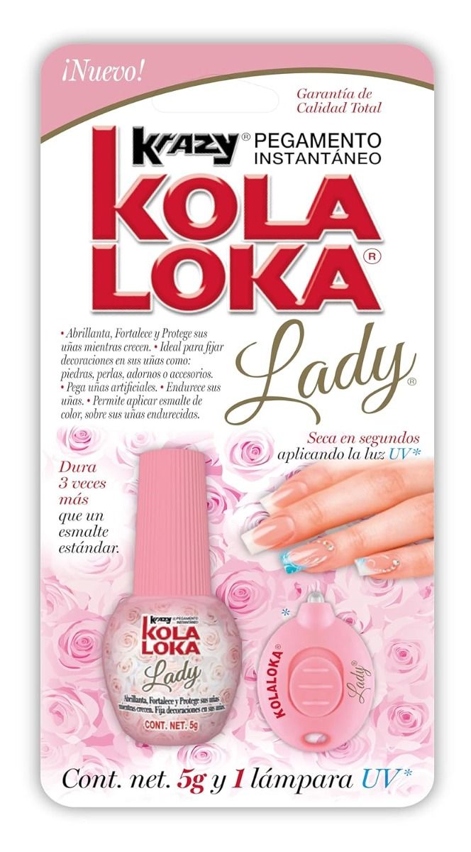 Pegamento Instantáneo Para Uñas Lady 5g Kola Loka 2