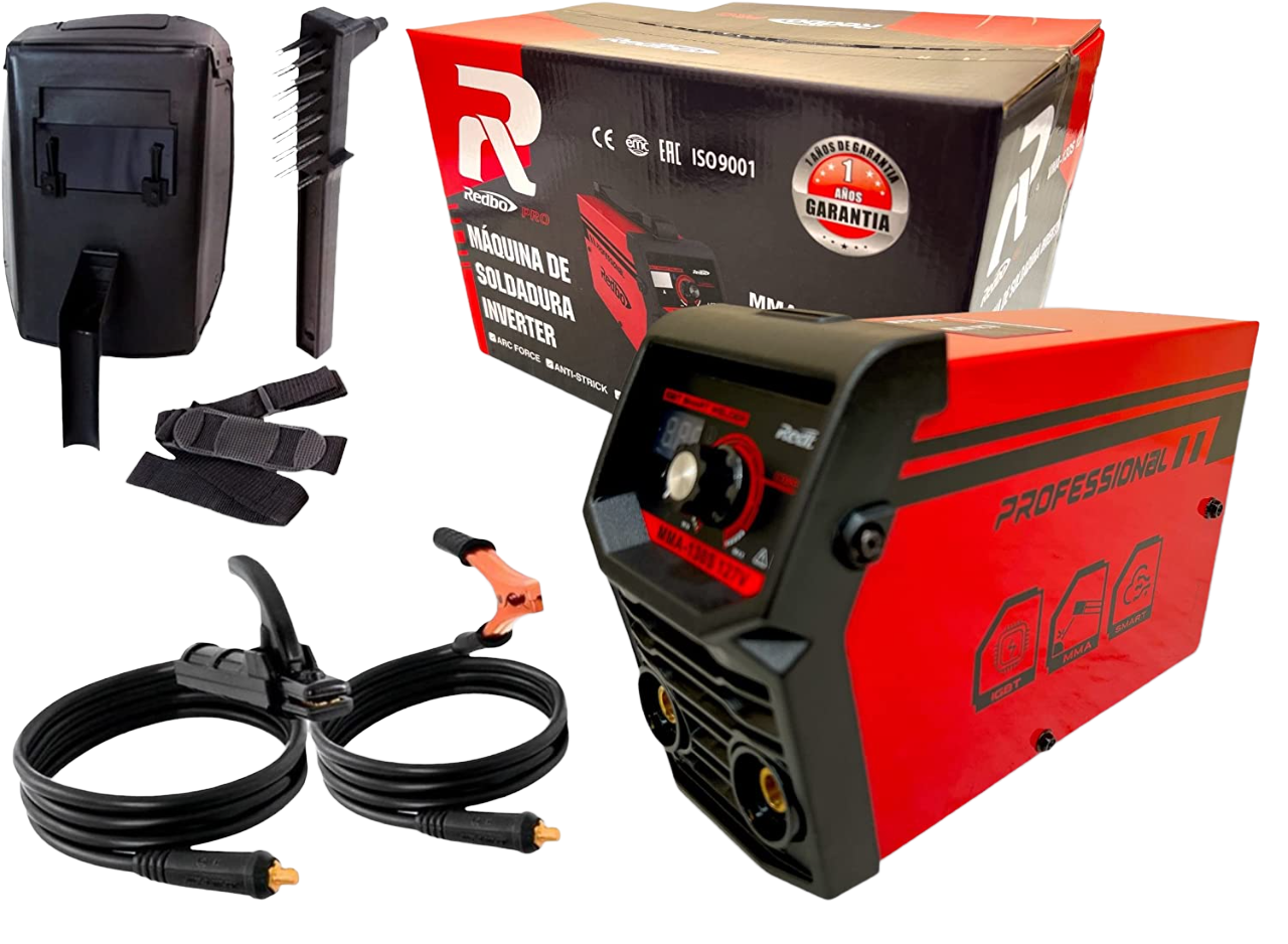 Soldadora Inversora MMA130S Roja Redbo 8