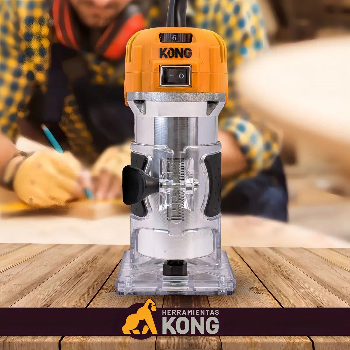 Router 700W 1/4” K0-3709 Kong 6