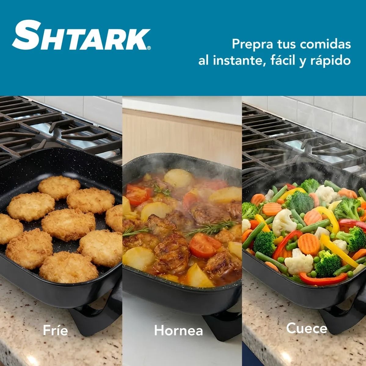 Sartén Eléctrico 1500W 5L SHTSE Shtark 4