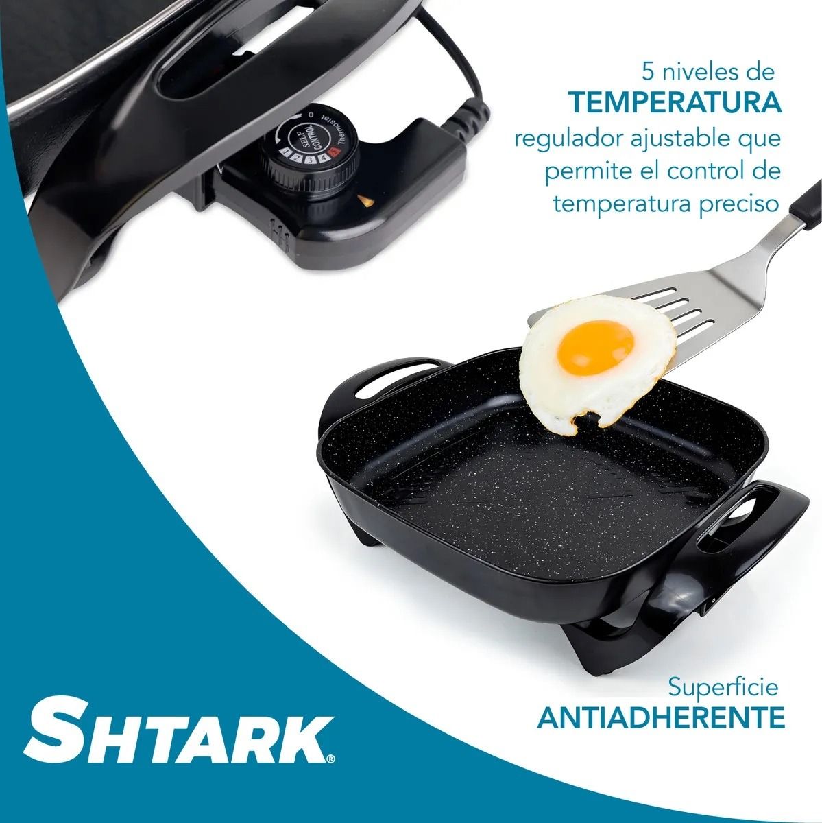Sartén Eléctrico 1500W 5L SHTSE Shtark 3
