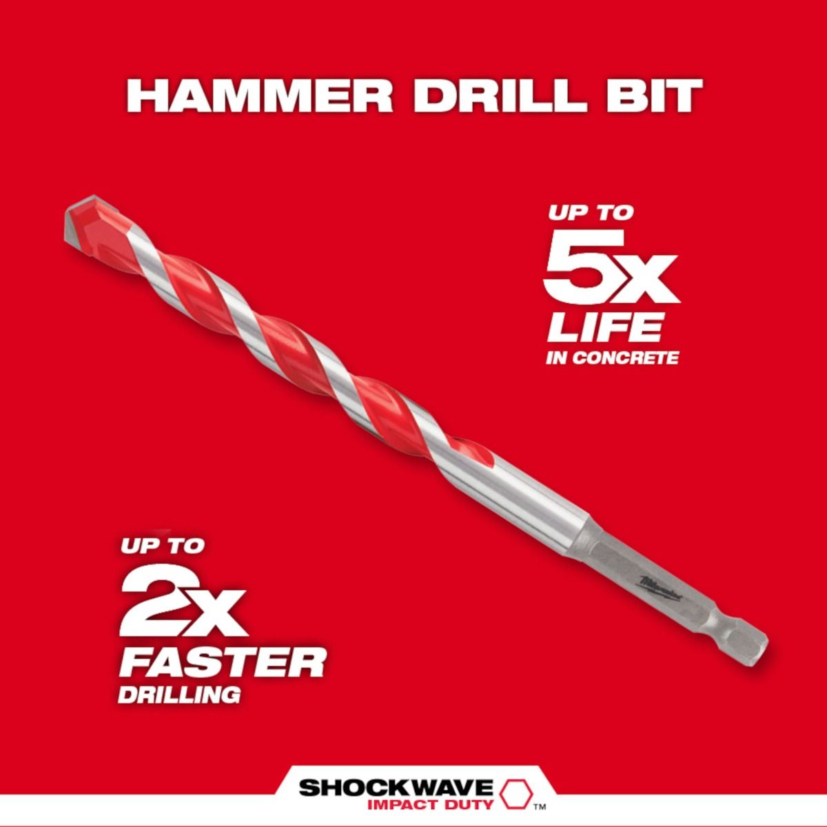 Broca de Concreto 3/16" X 6” 48-20-9006 Milwaukee 7