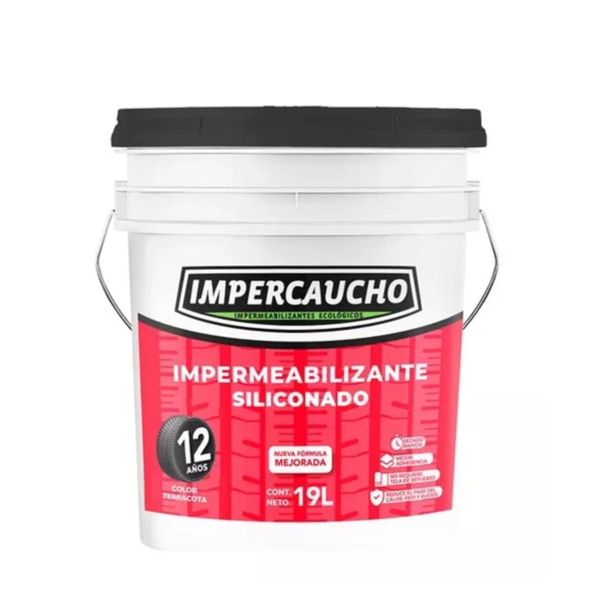 Impermeabilizante 19 Lts Terracota Impercaucho®
