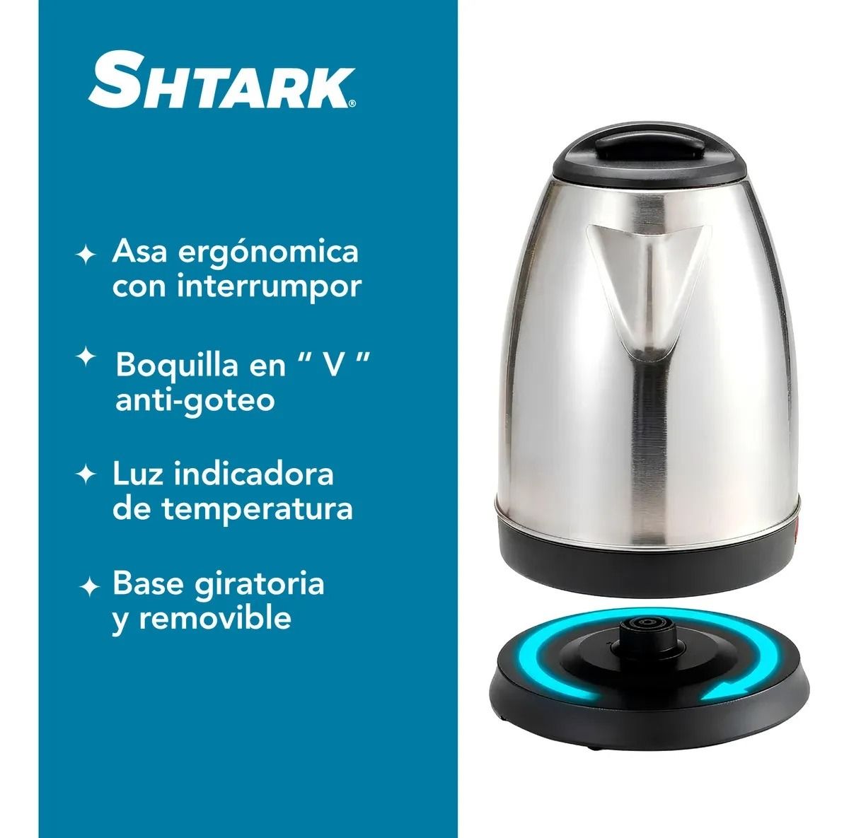 Tetera Eléctrica 2L SHTTAI2L Shtark 6