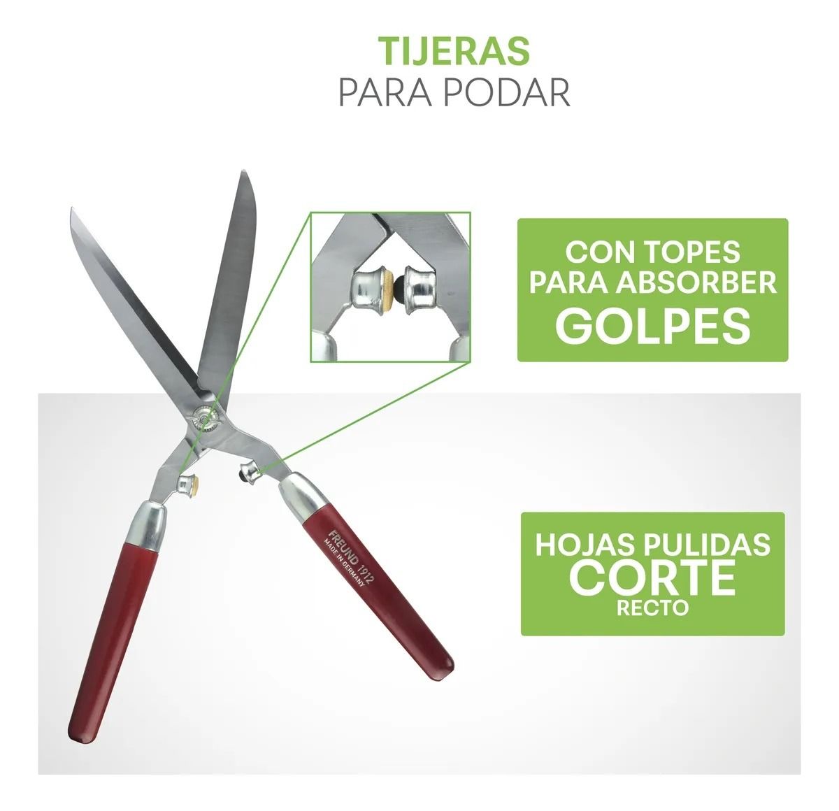 Tijera Para Podar 2 Manos 1912 Freund 4