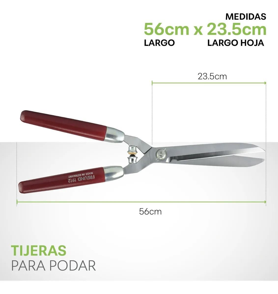 Tijera Para Podar 2 Manos 1912 Freund 3