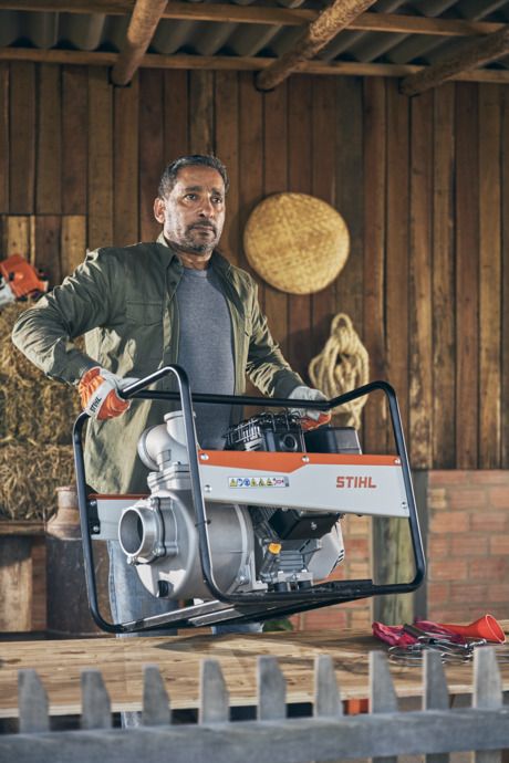 Motobomba a Gasolina 4” X 4” 7HP WP 900 Stihl 6
