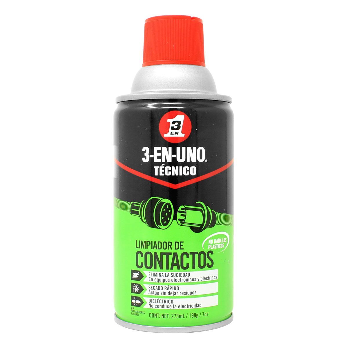 Limpiador de Contactos Técnico 273 mL 3-En-Uno