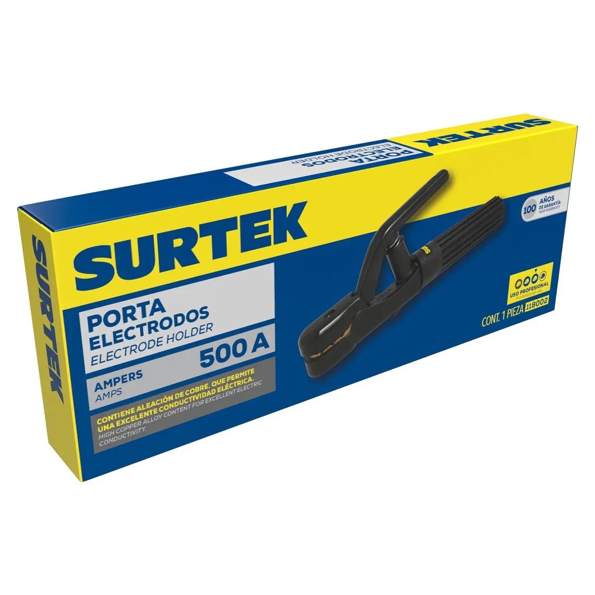 Portaelectrodo 500A 118002 Surtek 2