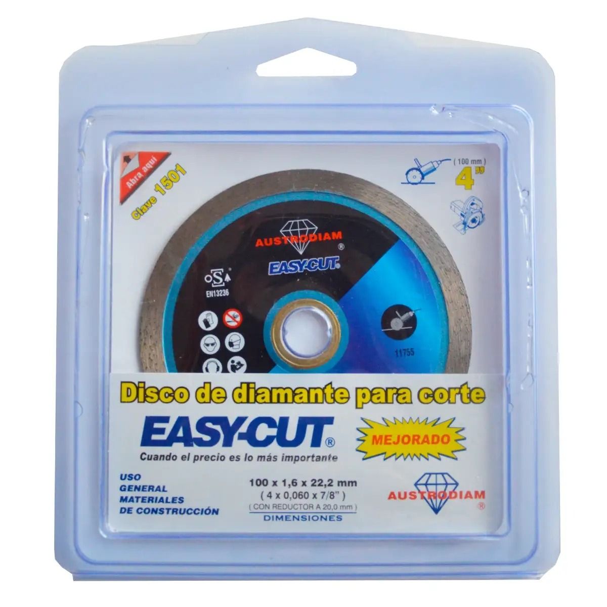 Disco de Diamante Easy-cut 4" 1501 Austromex 2