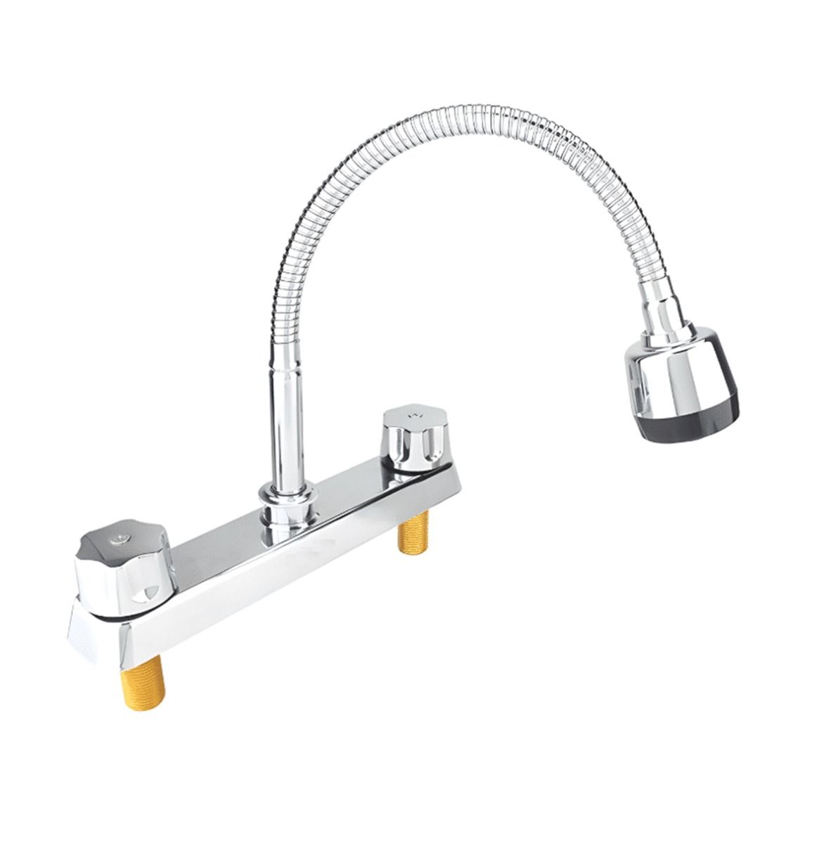 Mezcladora para fregadero 8” cuello flexible 16014 Maxflu