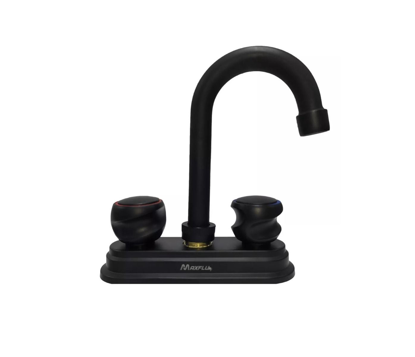 Mezcladora Para Lavabo Negro Mate 16020 Maxflu