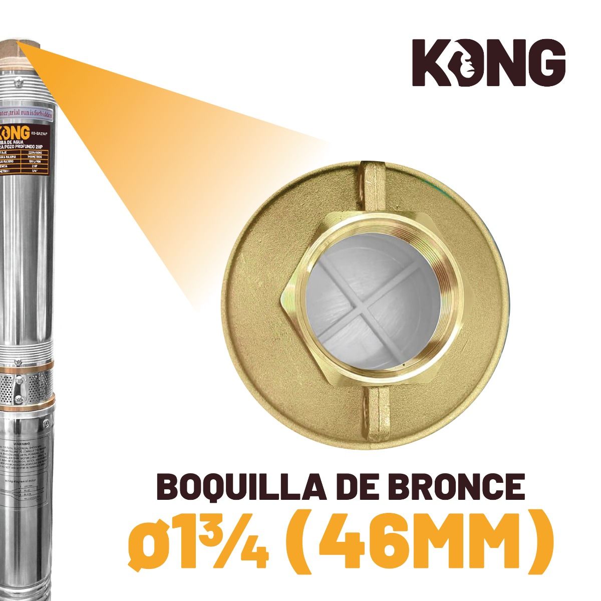 Bomba Tipo Bala 1 HP KO-BA28P Kong 7