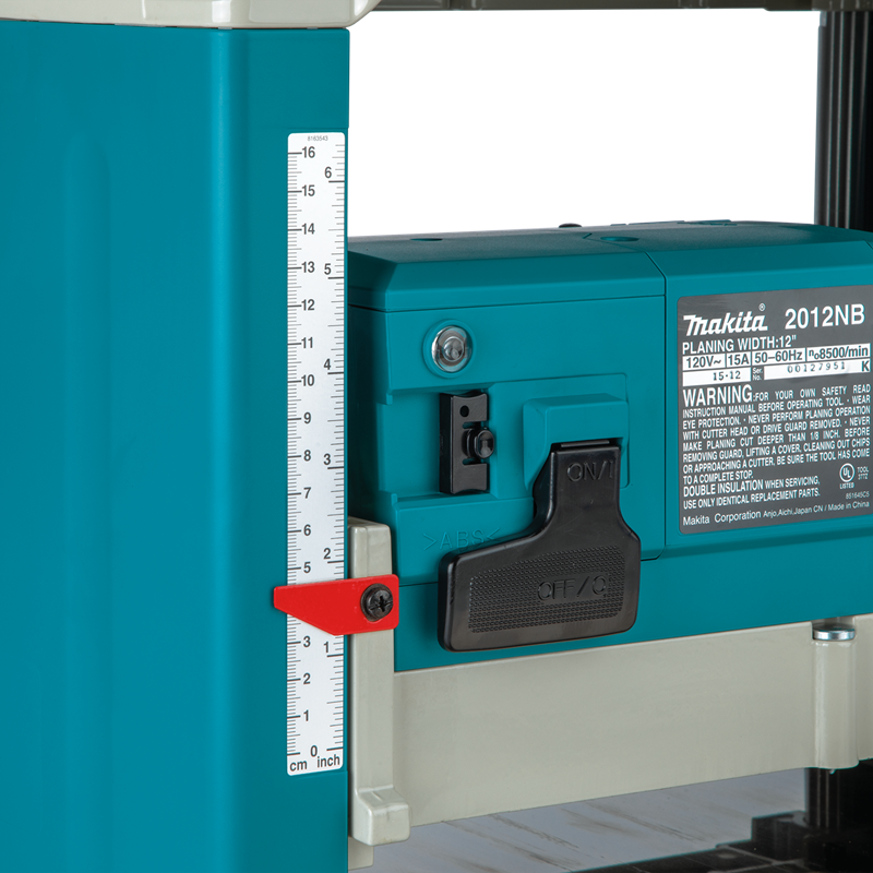 Cepillo de banco 12 Pulg 1650W 2012NB Makita 5