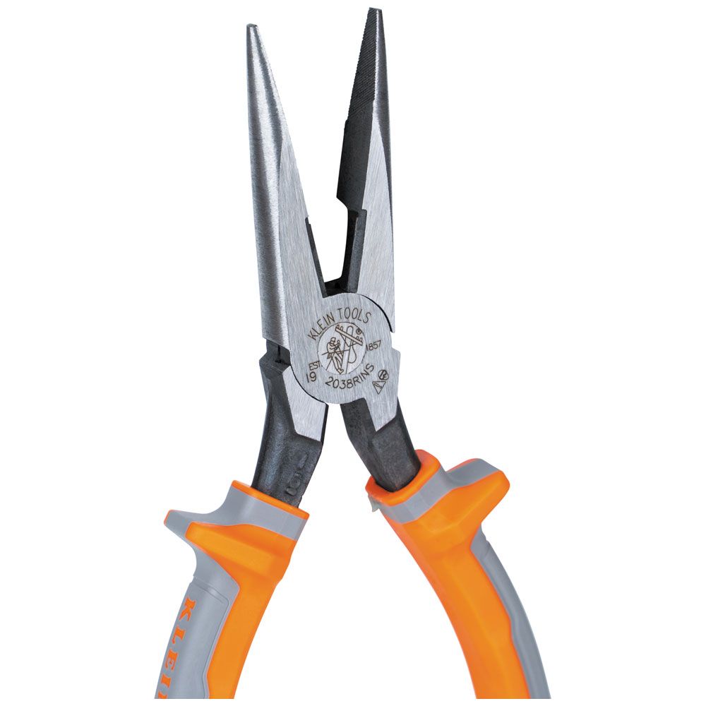 Pinza de punta larga con aislamiento 8” 2038RINS Klein Tools 3