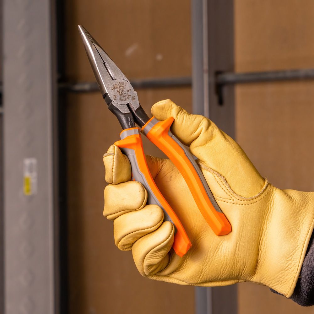 Pinza de punta larga con aislamiento 8” 2038RINS Klein Tools 9