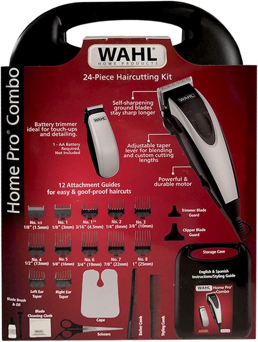 Combo Maquina Corta Pelo Home Pro 24pz 9670-300D Wahl 6