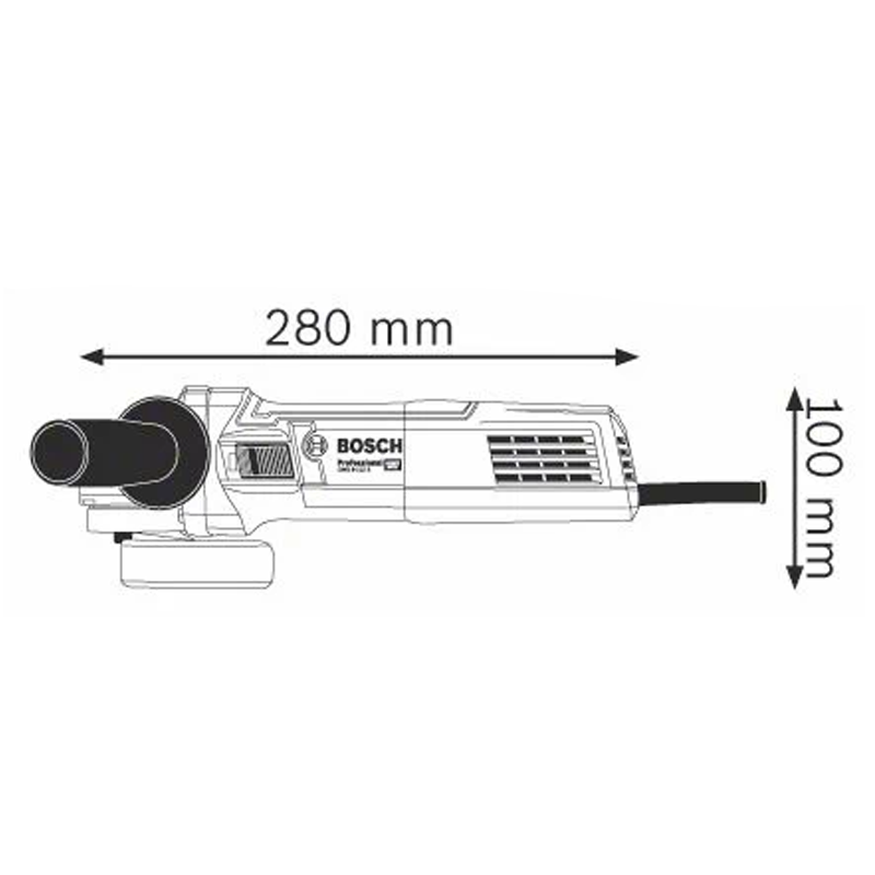 Amoladora Angular 4 ½" 900W VV 2,800 - 11,000 rpm Heavy Duty GWS 9-125 S 1396.1 Bosch 2