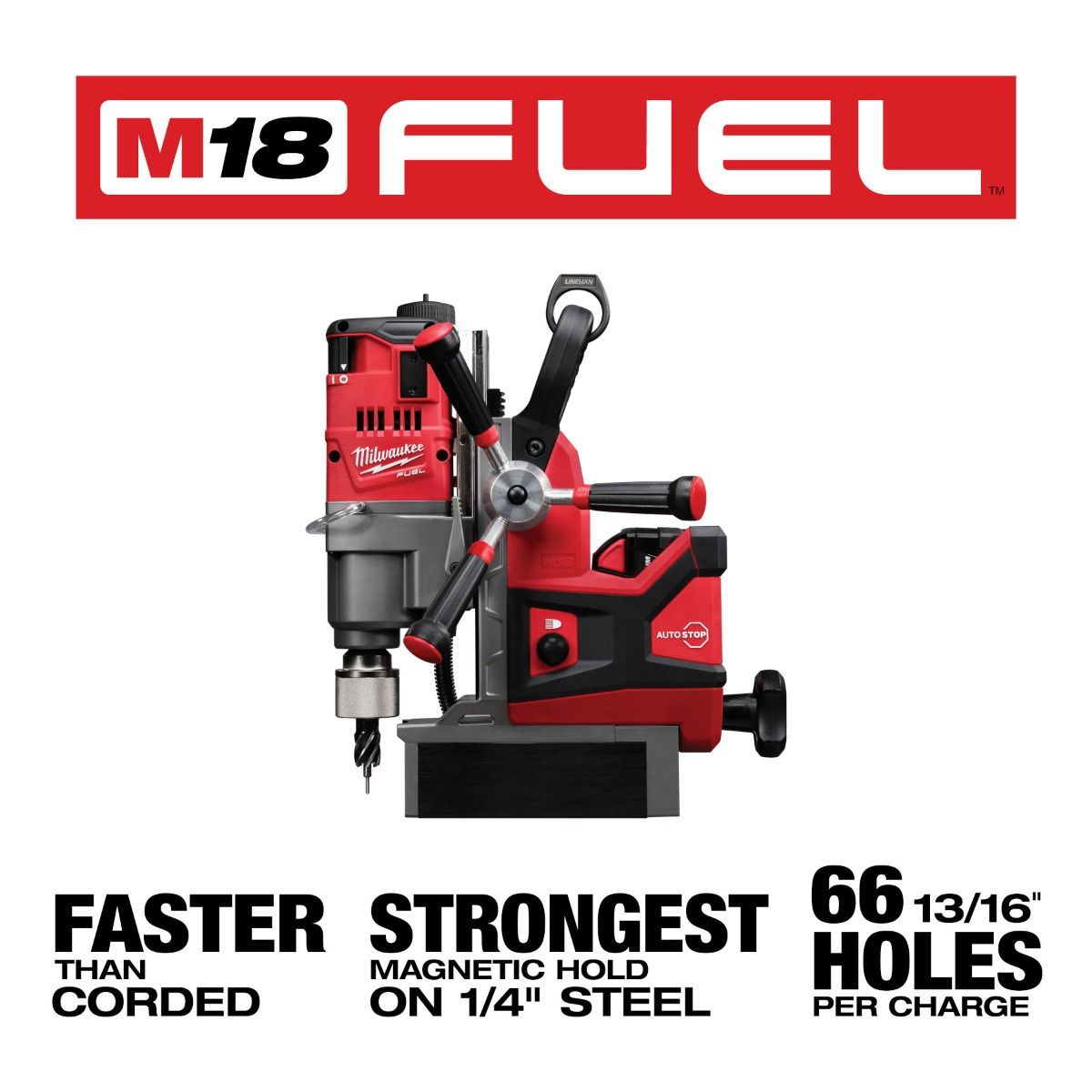 Taladro Magnético M18 FUEL™ De 1-1/2" 2788-22HD Milwaukee 3